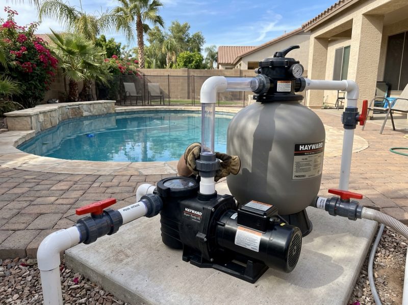 connecting hayward pool pump