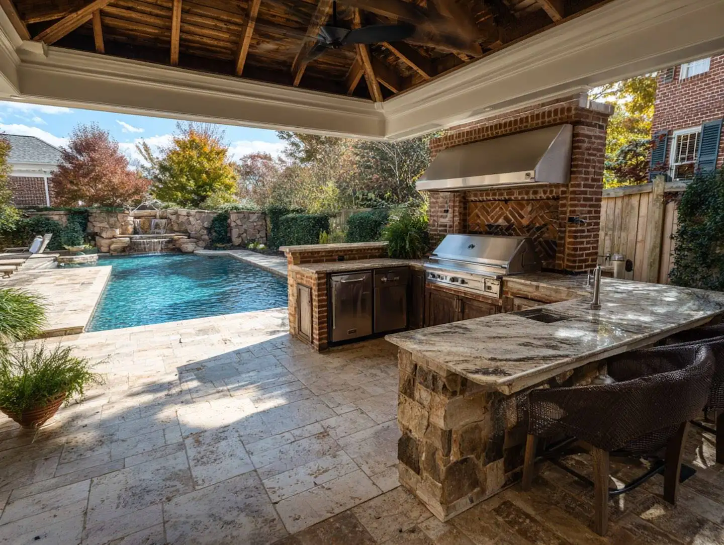 Neway Pool North Carolina Outdoor Kitchens Gallery '000' Image description