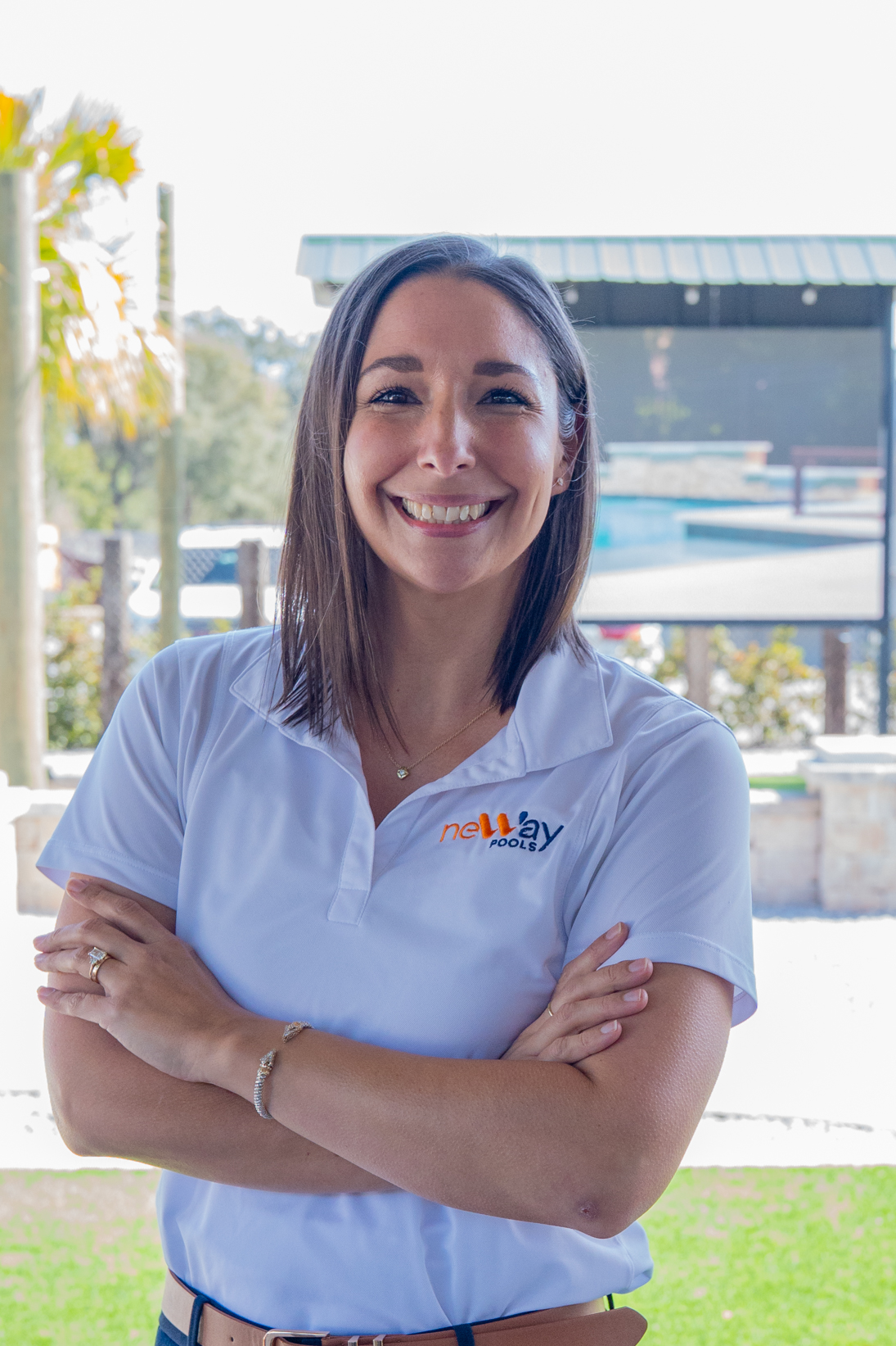 Brittney Lott, Neway Pools sales team in Florida